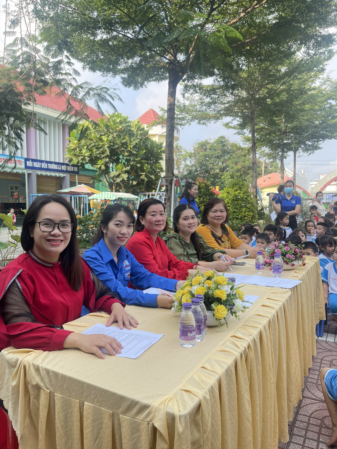 Ngày 05/4, Trường mầm non An Điền tổ chức hội thi “An toàn giao thông cho nụ cười ngày mai” năm học 2022 – 2023