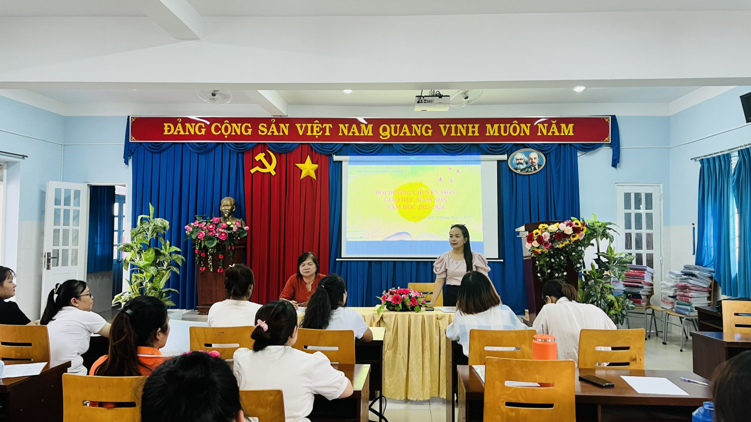 BỒI DƯỠNG CHUYÊN MÔN NĂM HỌC 2023-024 CHO GIÁO VIÊN VÀ CƠ SỞ  NHÓM LỚP ĐỌC LẬP TRÊN ĐỊA BÀN XÃ  AN ĐIỀN