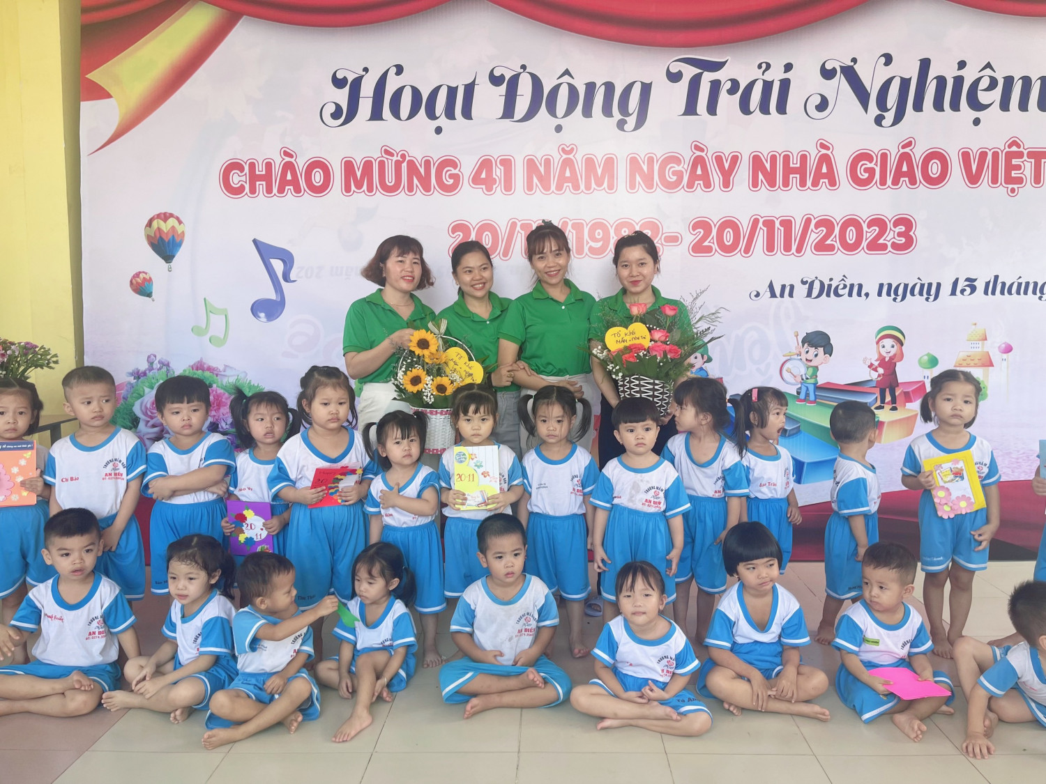 HOẠT ĐỘNG TRẢI NGHIỆM CHÀO MỪNG 41 NĂM NGÀY NHÀ GIÁO VIỆT NAM